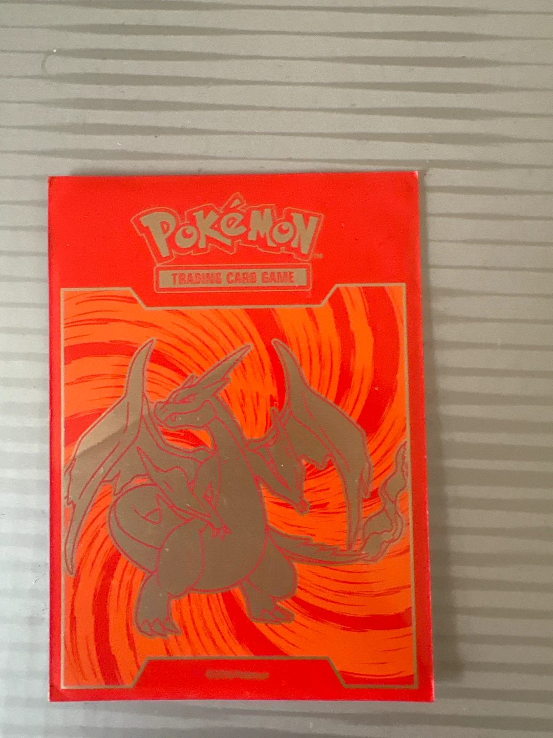 Gold Metal Charizard Pokemon Card