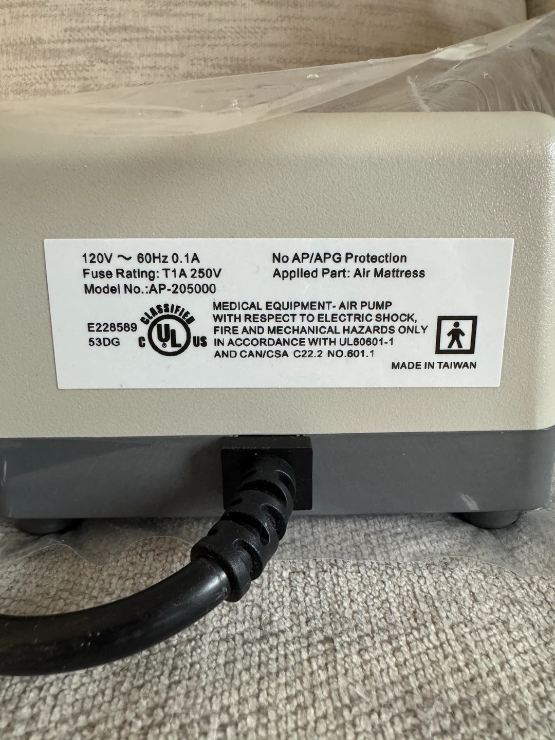 Apex Excel 1000/2000 Alternating Pressure Relief System - photo 3