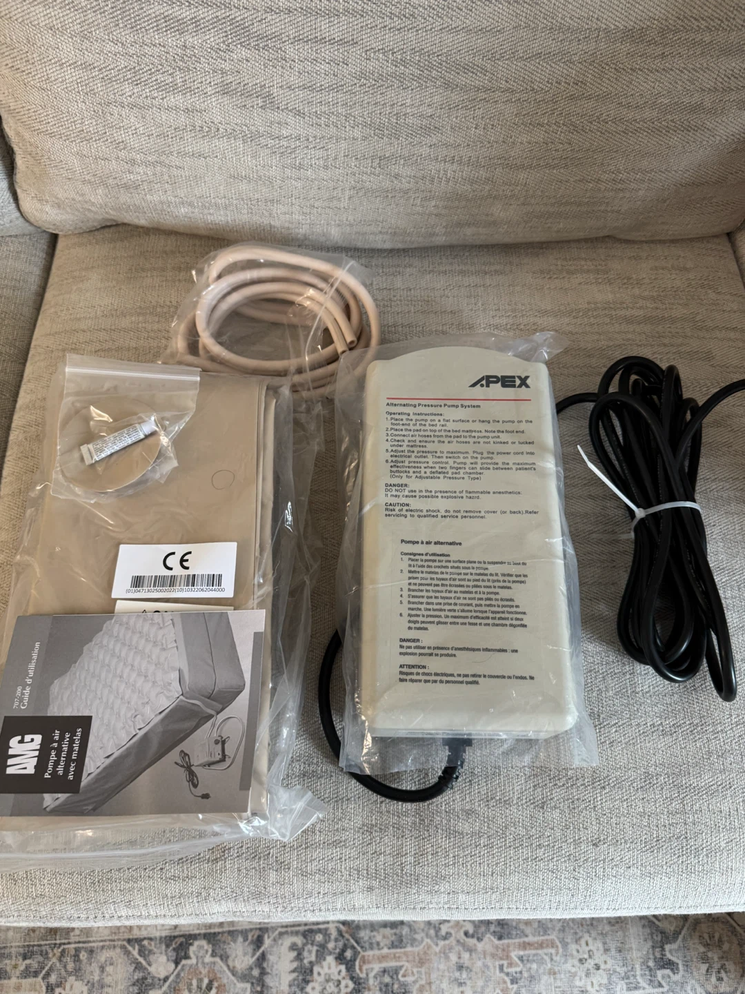 Apex Excel 1000/2000 Alternating Pressure Relief System - photo 5