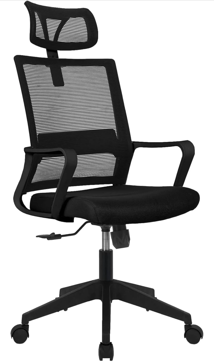 Black Ergonomic Mesh Office Chair - photo 4