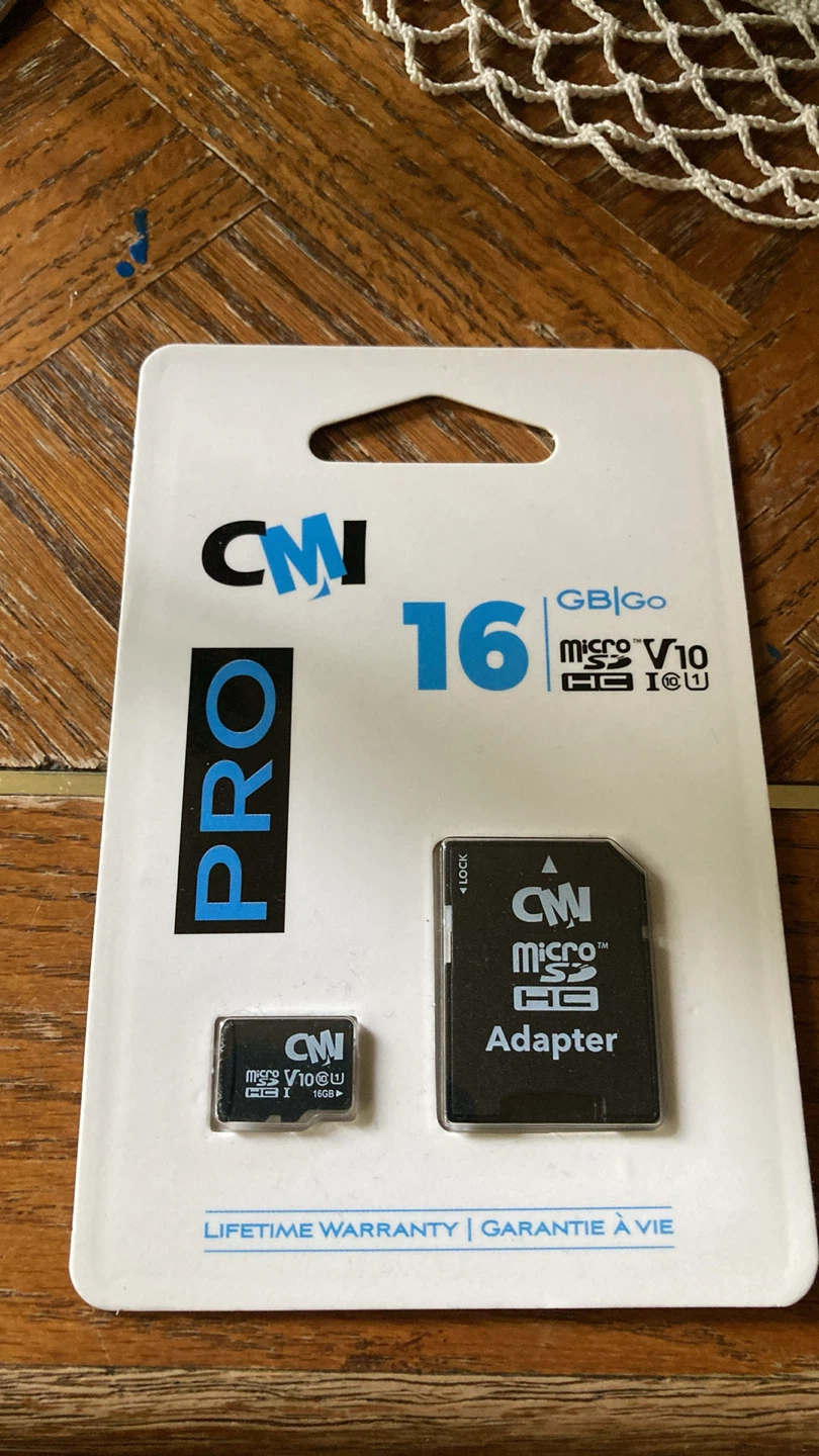 CMI 16GB MicroSDHC Card with Adapter