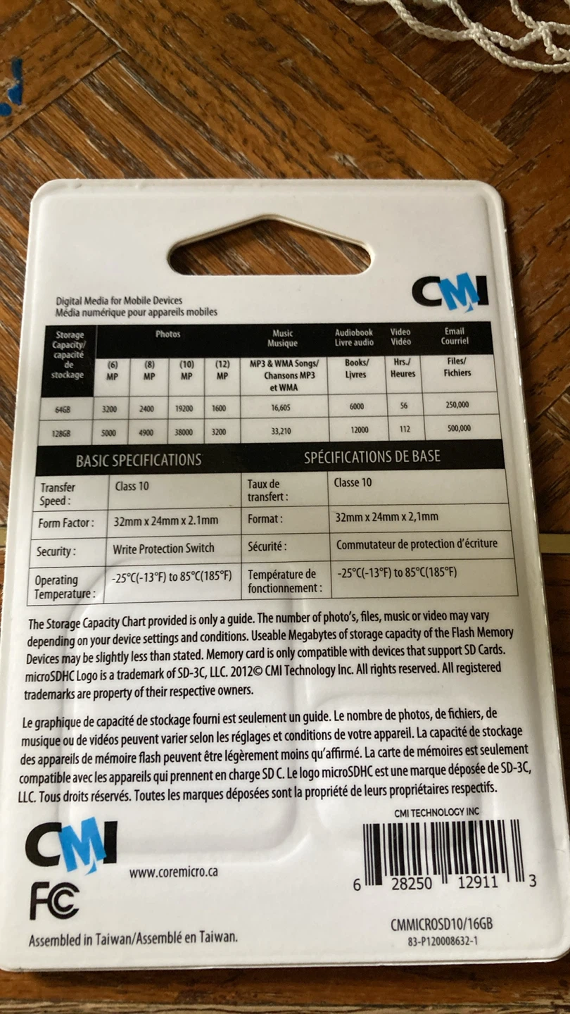 CMI 16GB MicroSDHC Card with Adapter - photo 2