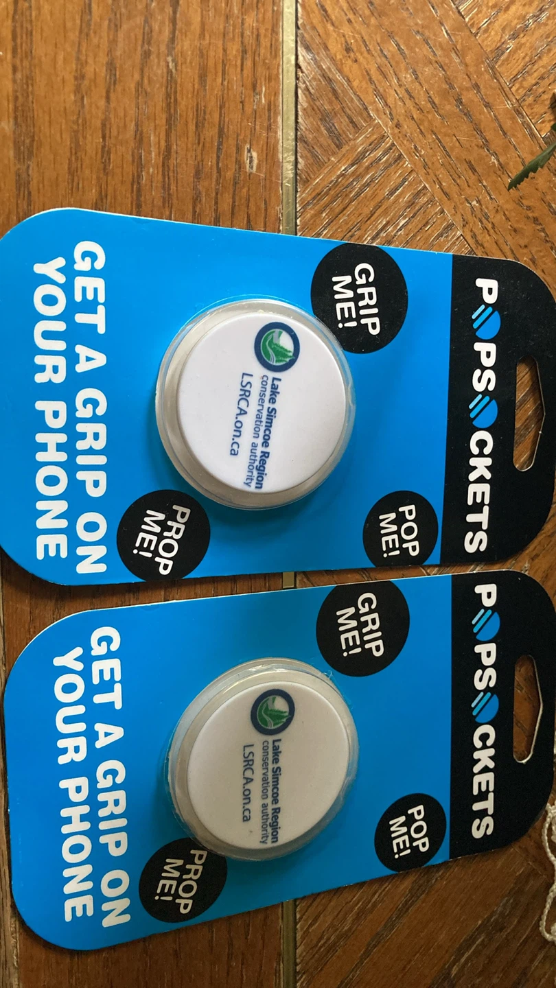 Two Lake Simcoe PopSockets