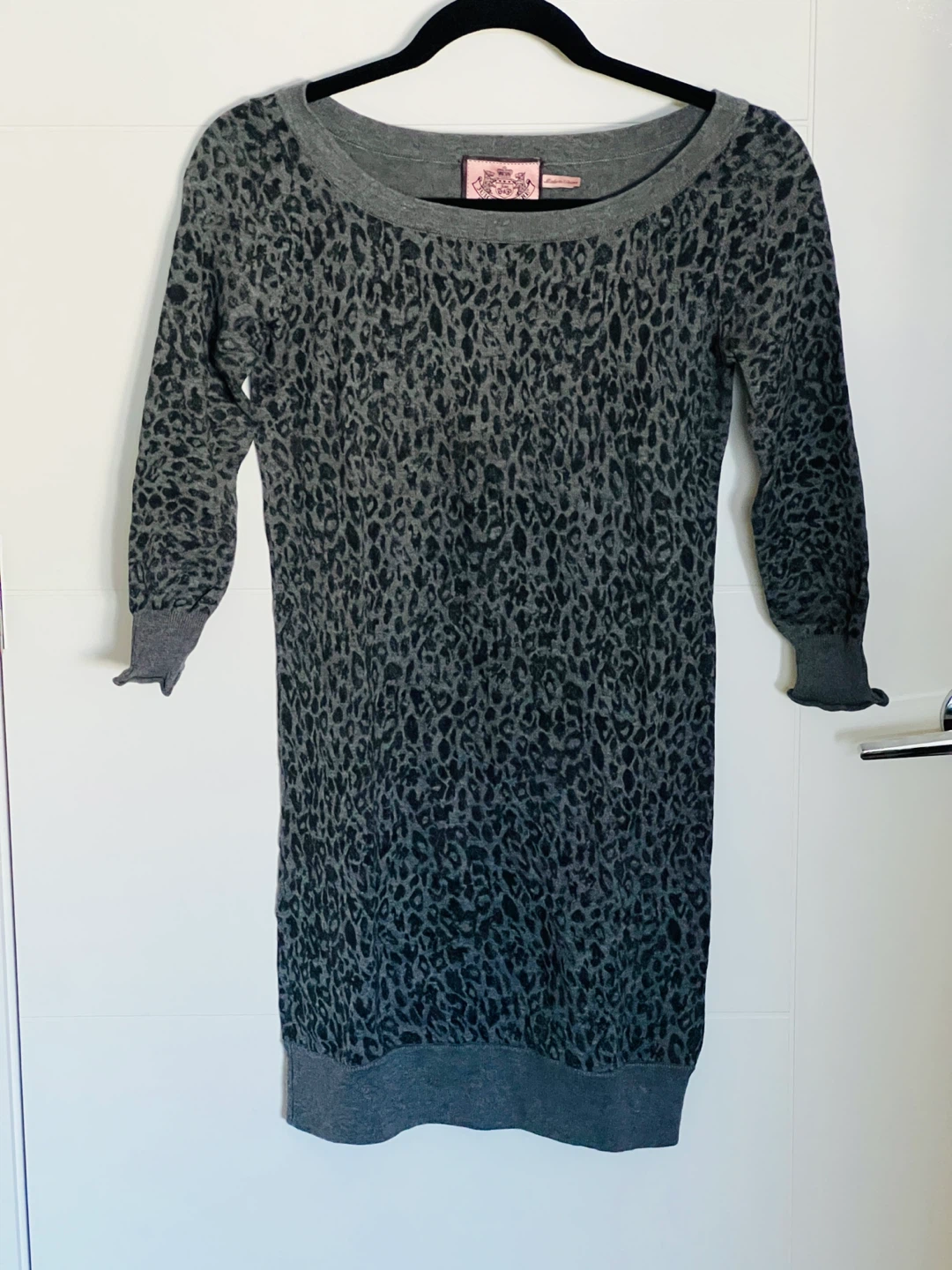 Juicy Couture Animal Print Sweater Dress 🏈