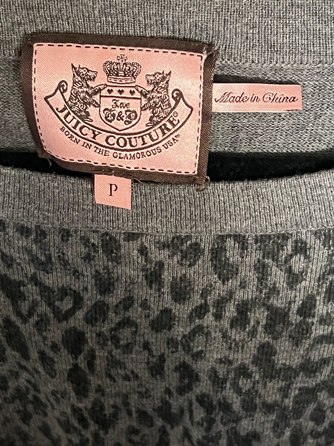 Juicy Couture Animal Print Sweater Dress 🏈 - photo 2