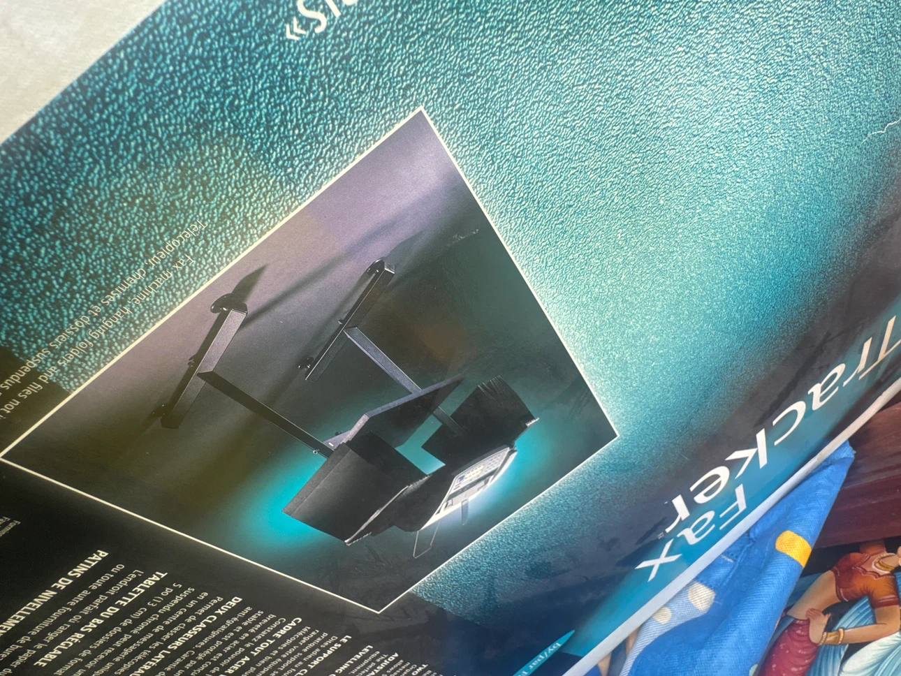 Tracker Fax Stand with Storage Shelf - photo 2