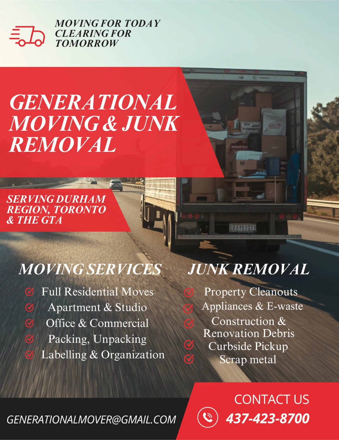 MOVING/ Junk Removal GTA