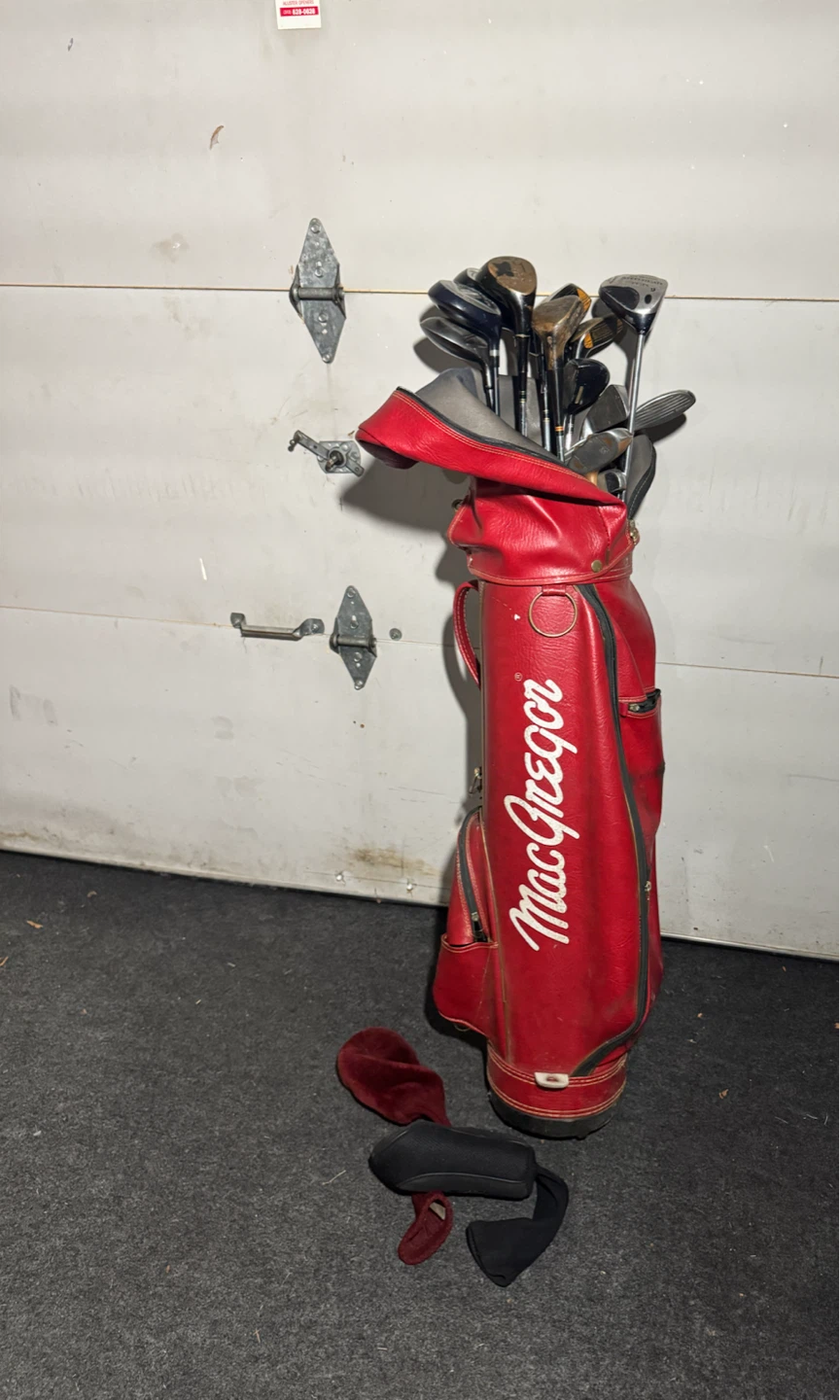 MacGregor Vintage Golf Bag with Clubs - photo 3