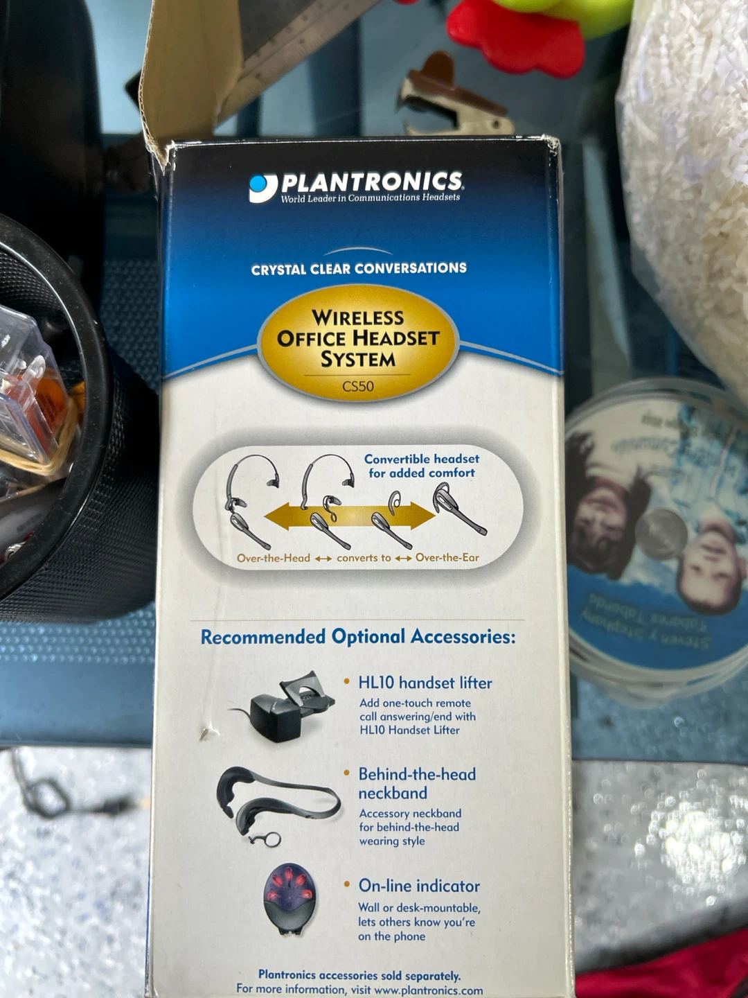 Plantronics CS50 Wireless Office Headset System - photo 2