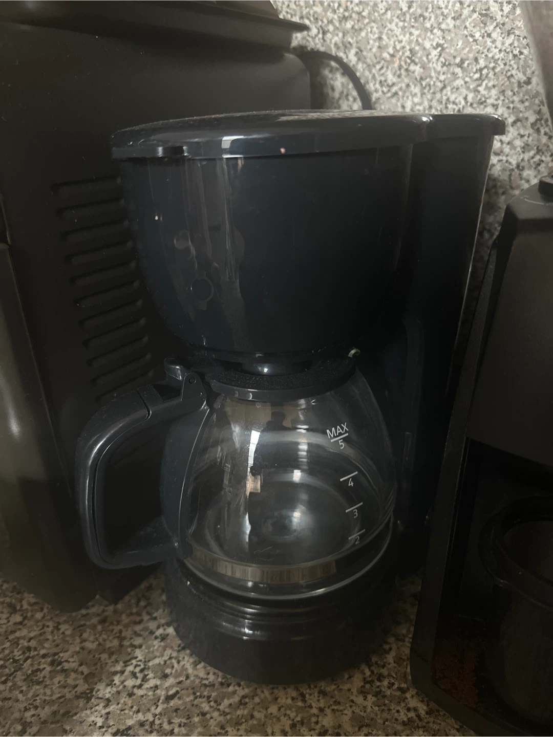 Black 5-Cup Drip Coffee Maker