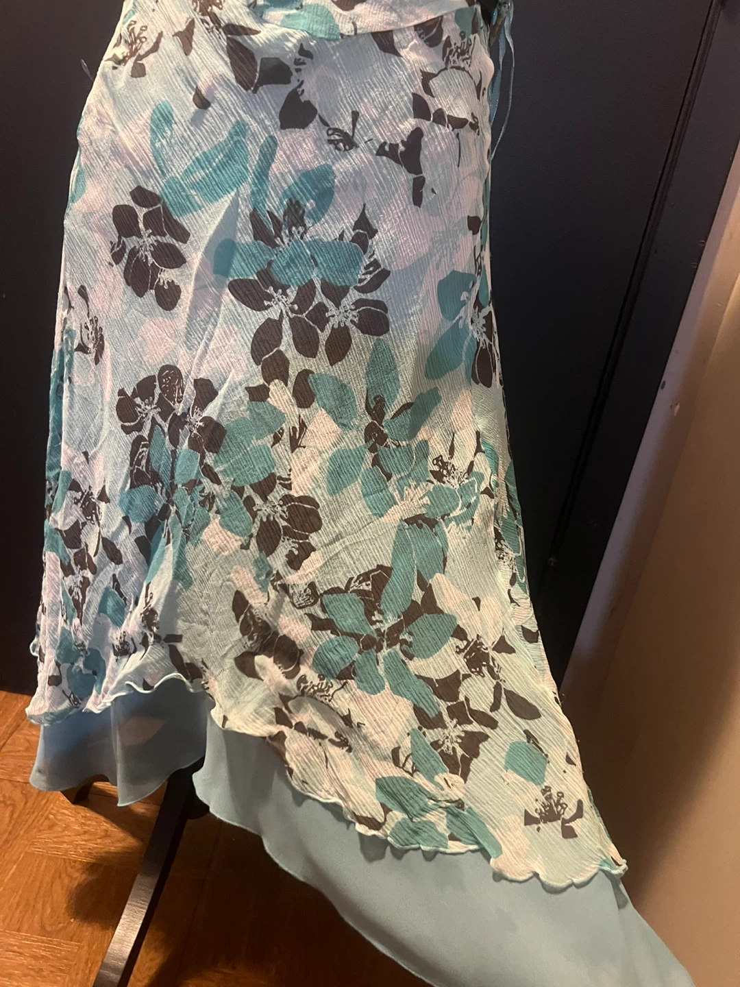 Nine West Floral Silk Skirt 🏈 - photo 3