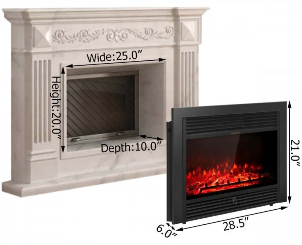 28.5” Electric Fireplace (almost brand new - under warranty) - photo 4