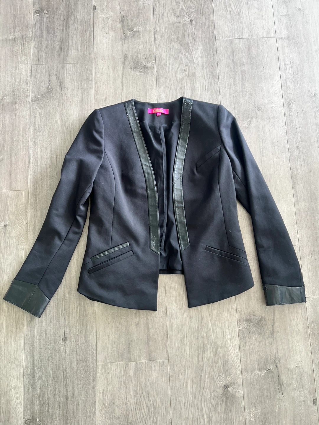 Catherine Malandrino Black Blazer Size 4 🏈