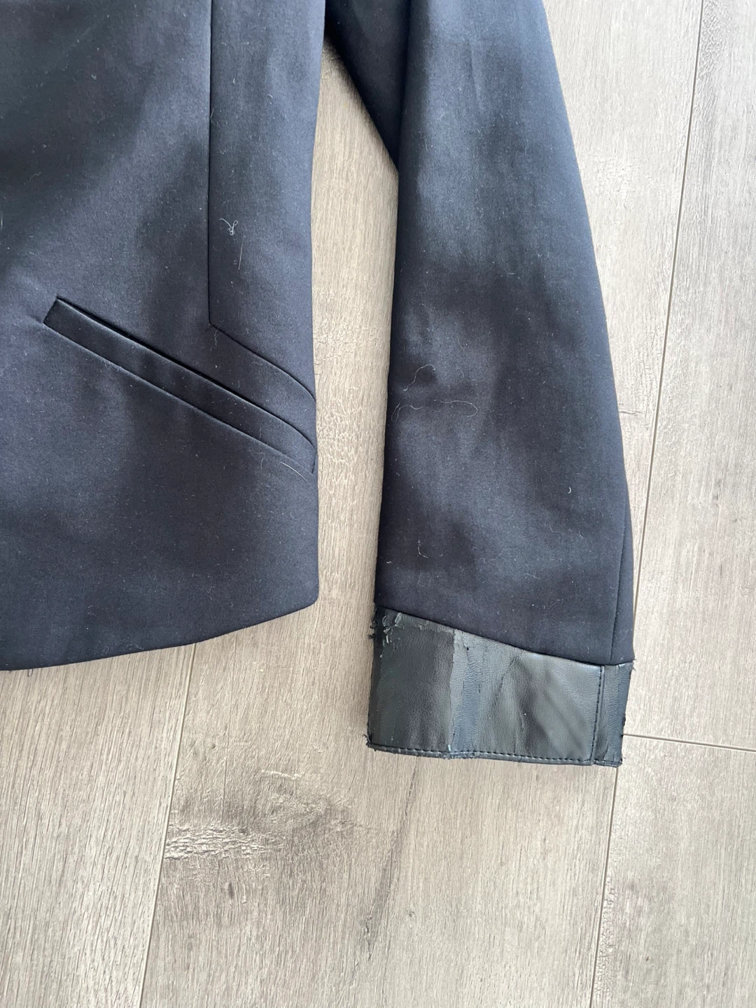 Catherine Malandrino Black Blazer Size 4 🏈 - photo 4