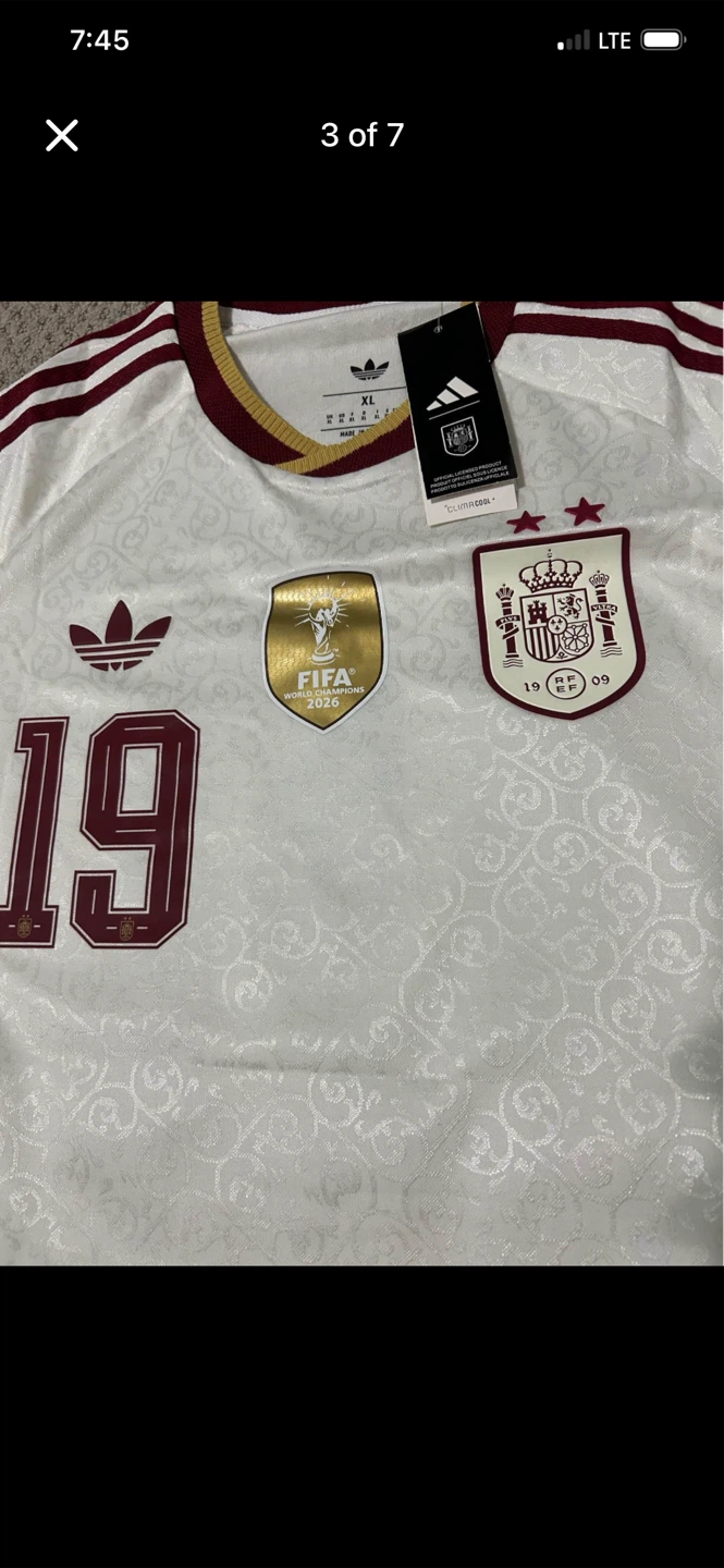 Spain Lamine Yamal Jersey #19 L-XL - photo 4