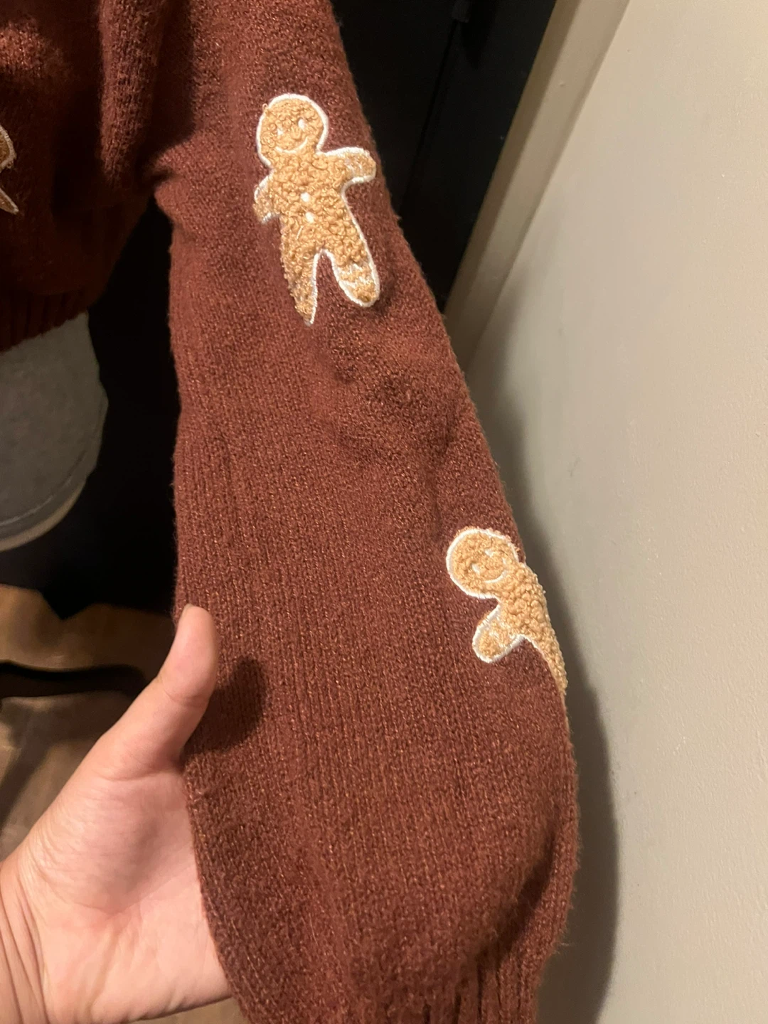 Brown Gingerbread Man Cardigan 🏈 - photo 4