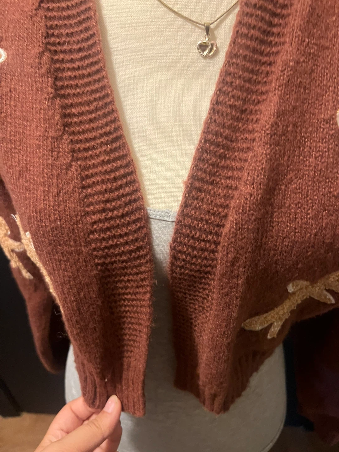 Brown Gingerbread Man Cardigan 🏈 - photo 5