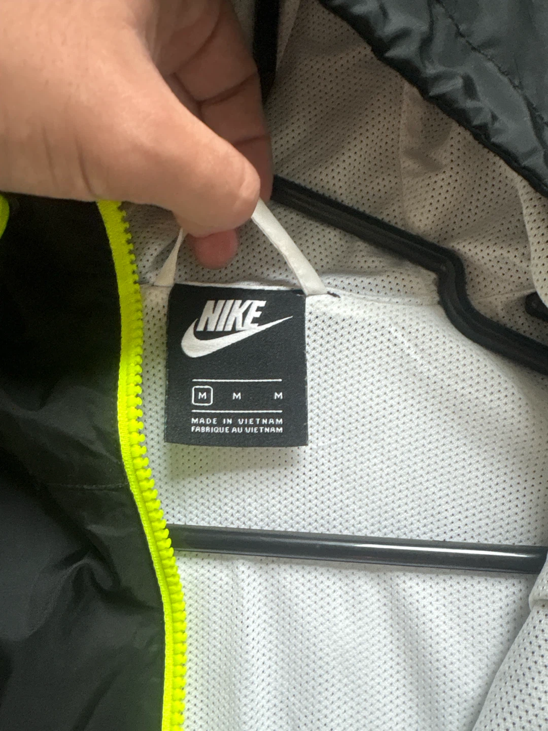 Neon/Slime Greem (Nike Windbreaker Jacket) (Size: M) - photo 3