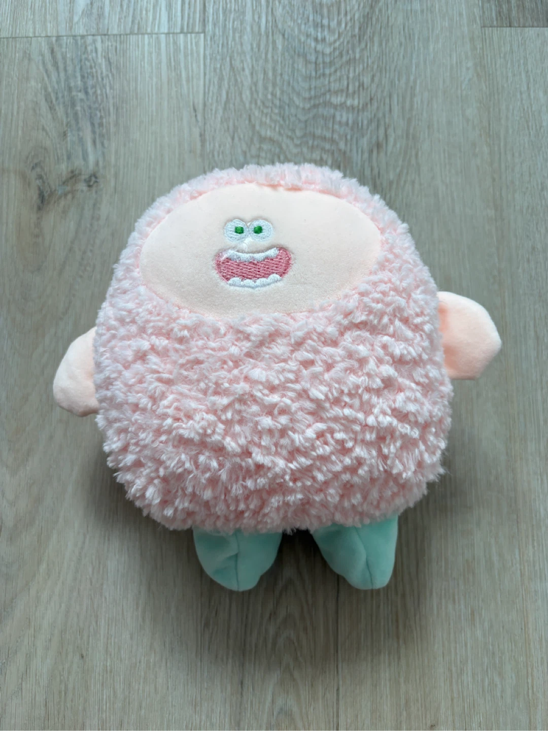 Pink Sherpa Monster Plush