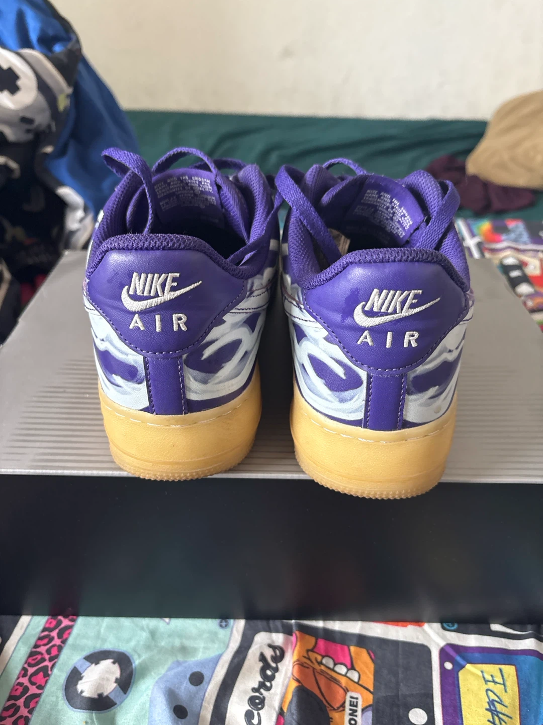 Nike Air Force 1 Purple Skeleton - photo 3