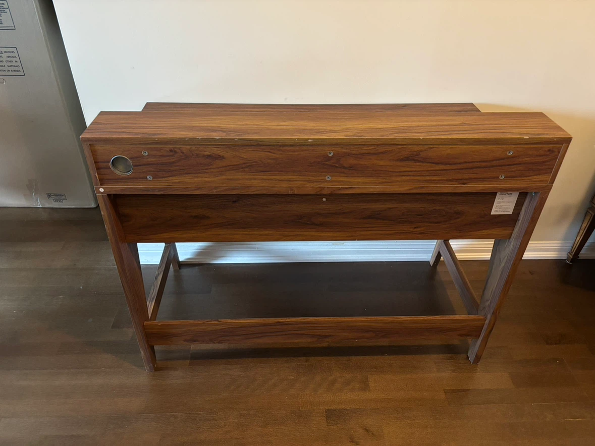 Structure Mid-Century Modern Walnut Finish Desk - photo 5