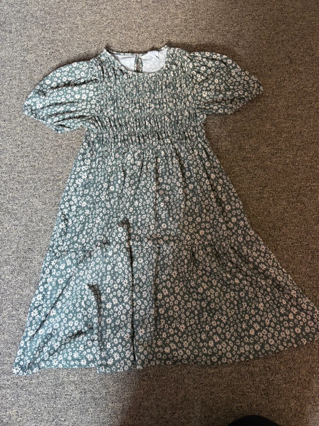 Zara Girls Floral Smocked Dress