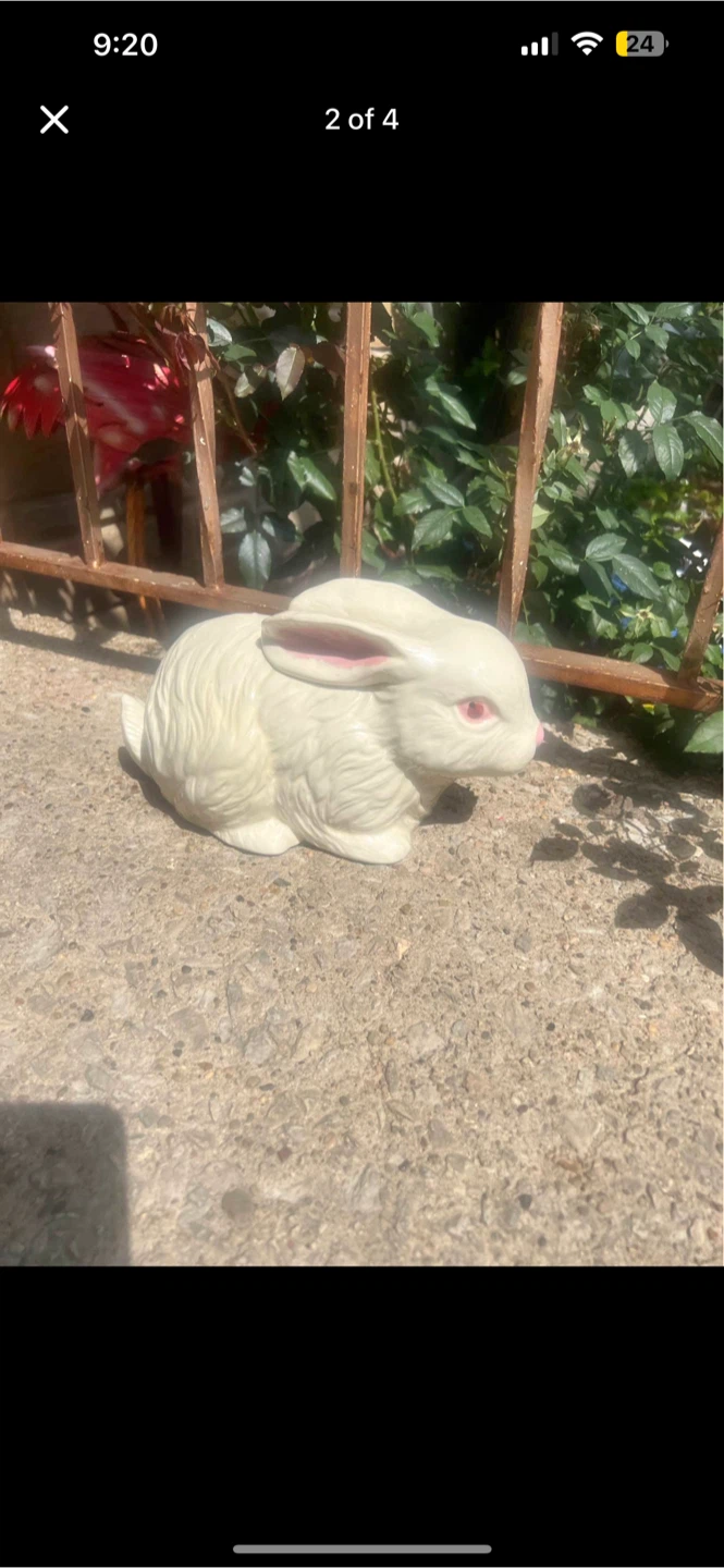 Ceramic Rabbit Figurine 🏈