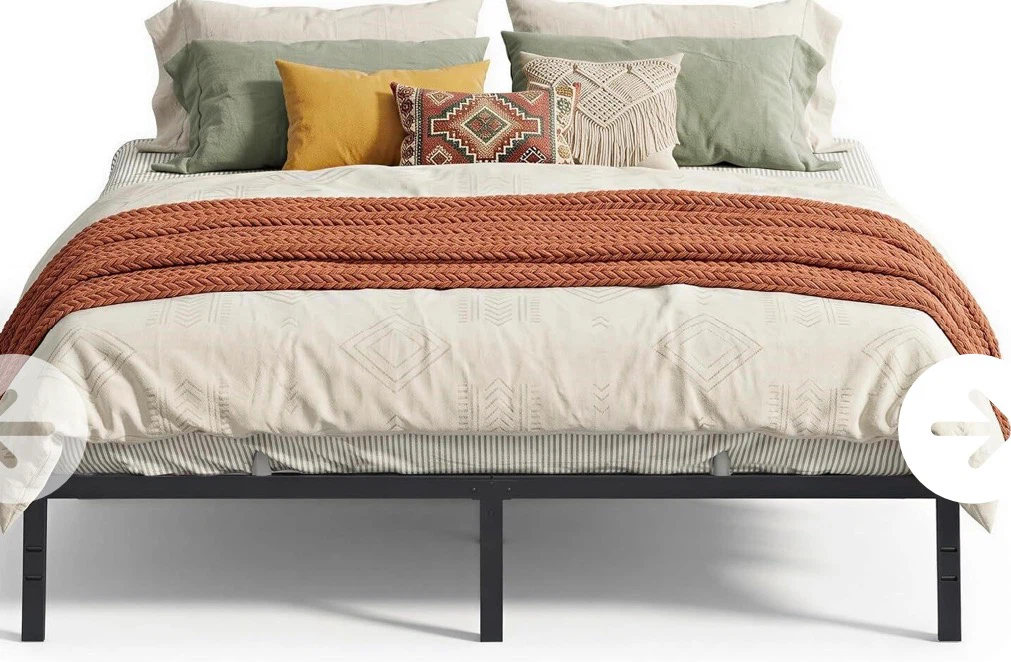 VASAGLE King Size Metal Bed Frame