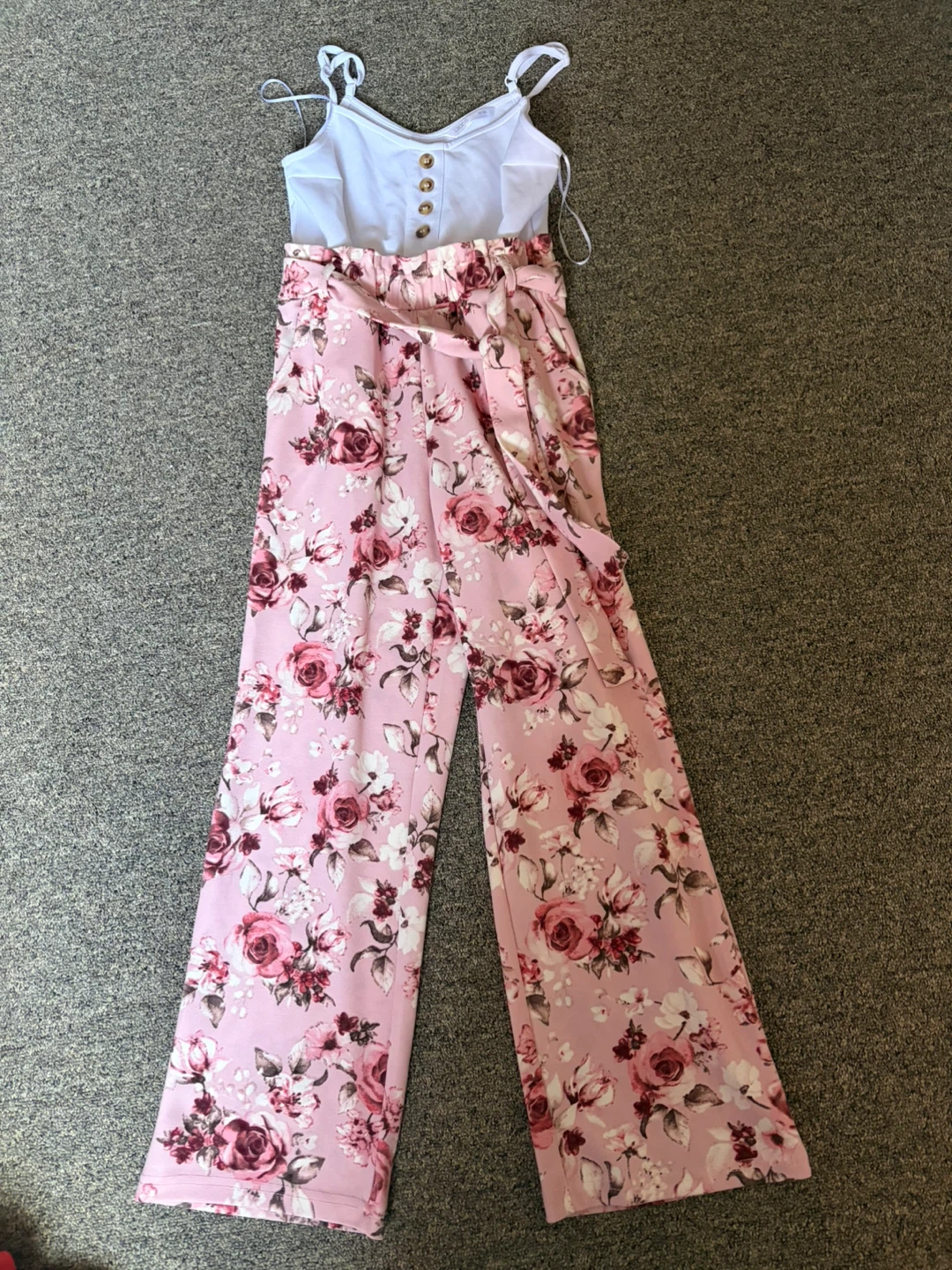 UrbanKids Floral Jumpsuit Size M(10-12)