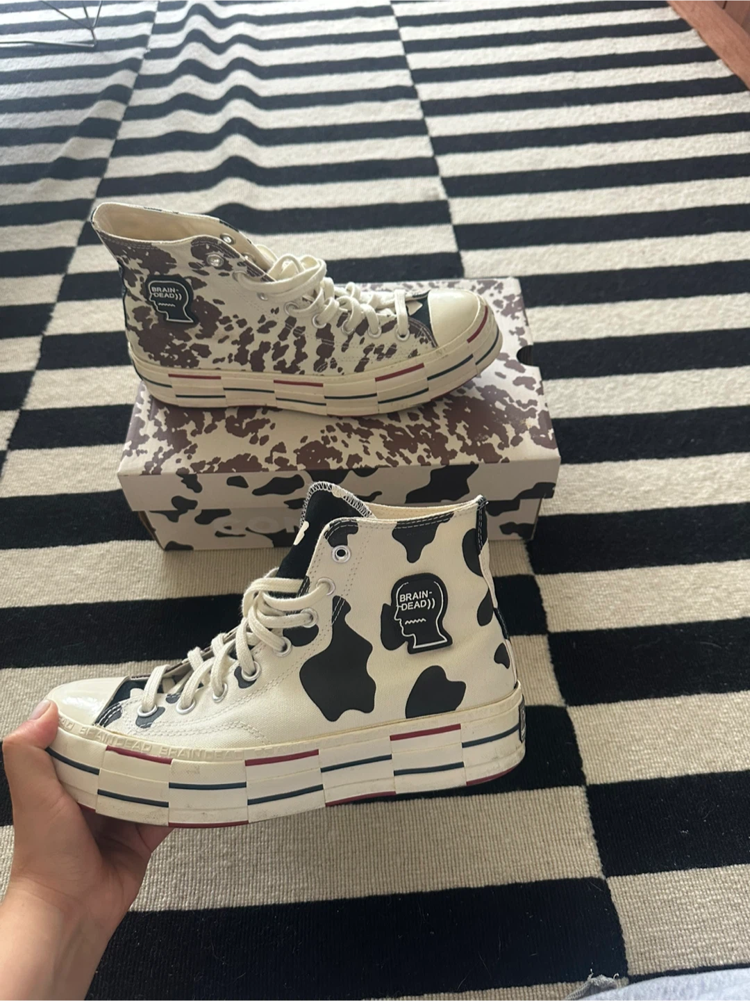 Converse Chuck 70 Brain Dead High Top Cow Print
