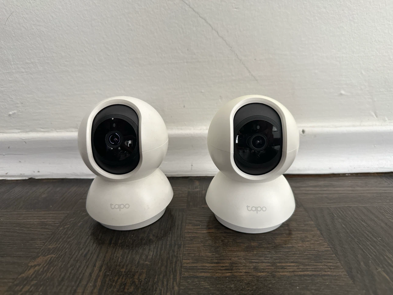 Two TP-Link Tapo C200 Pan/Tilt Home Security Cameras