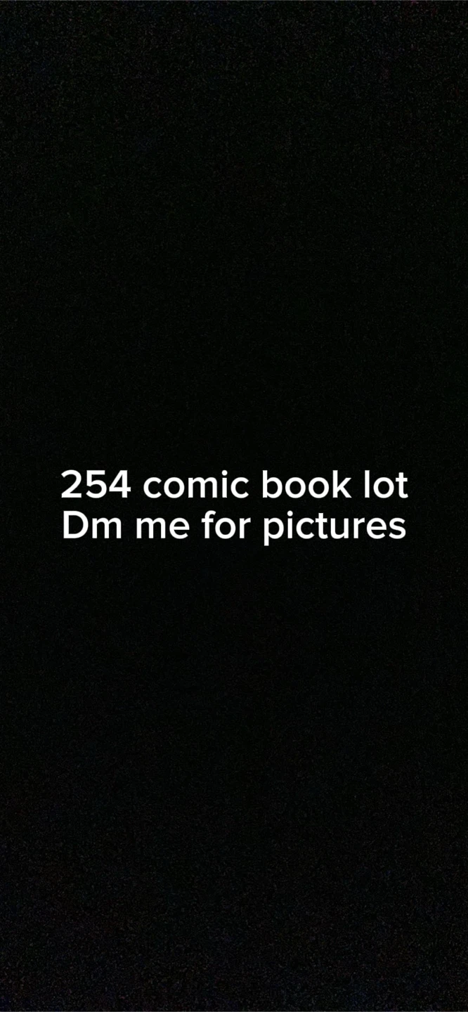 254 Comic Book Lot (dm for pics)