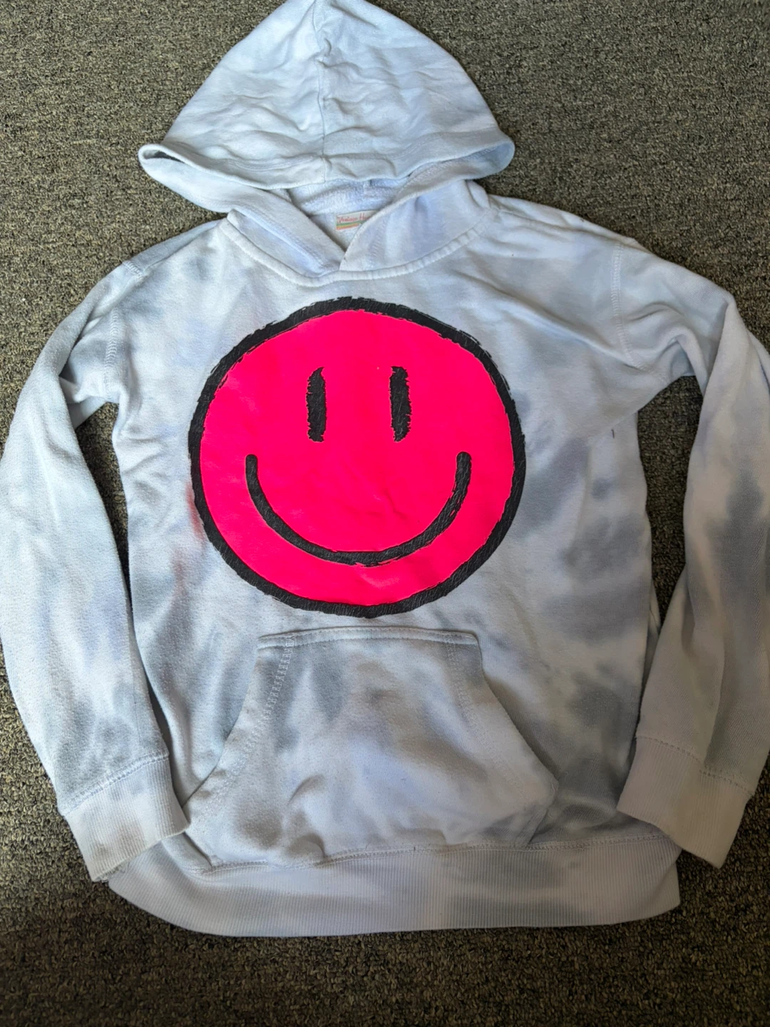 Kids Vintage Havana Smiley Face Hoodie