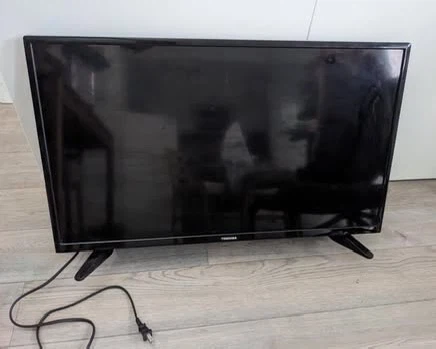 Toshiba 32" LED TV (Works, but has screen lines)