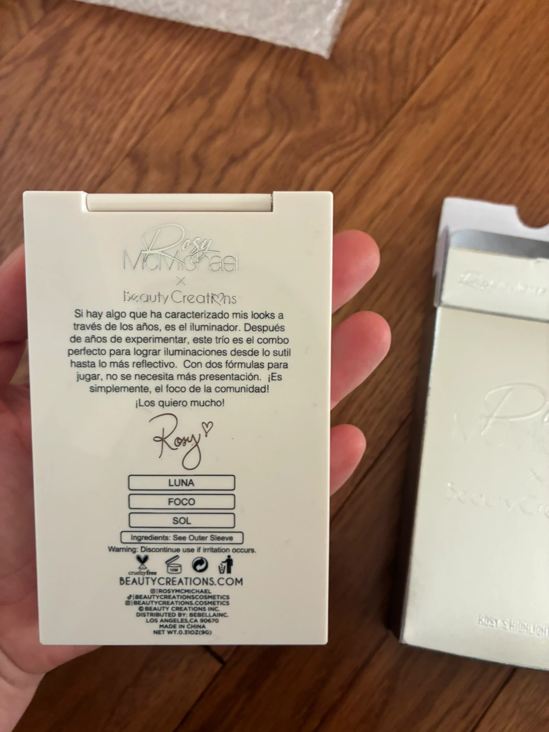 Rosy McMichael x Beauty Creations Highlighter Trio - photo 3