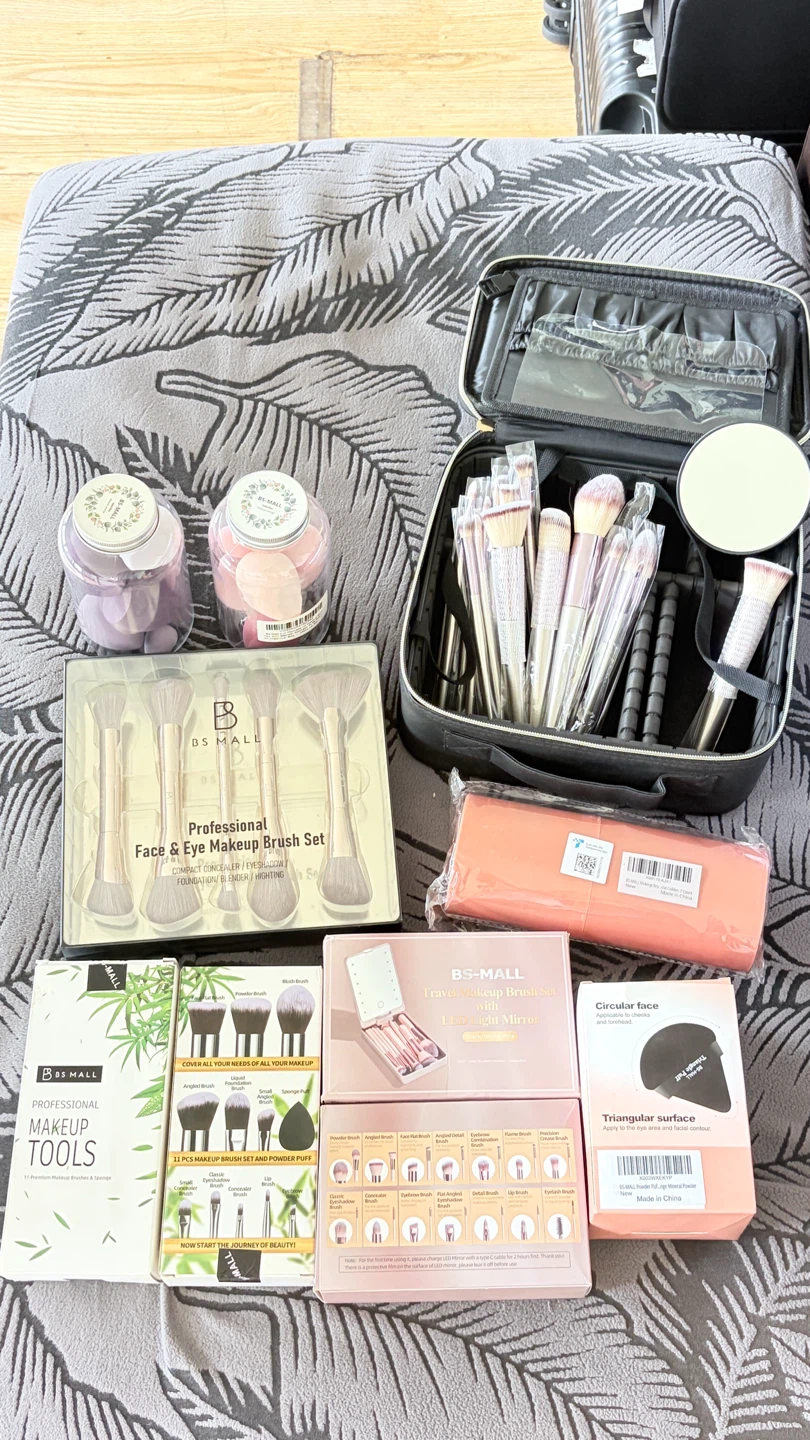 BS-MALL Professional Makeup Brush and Organizer Set