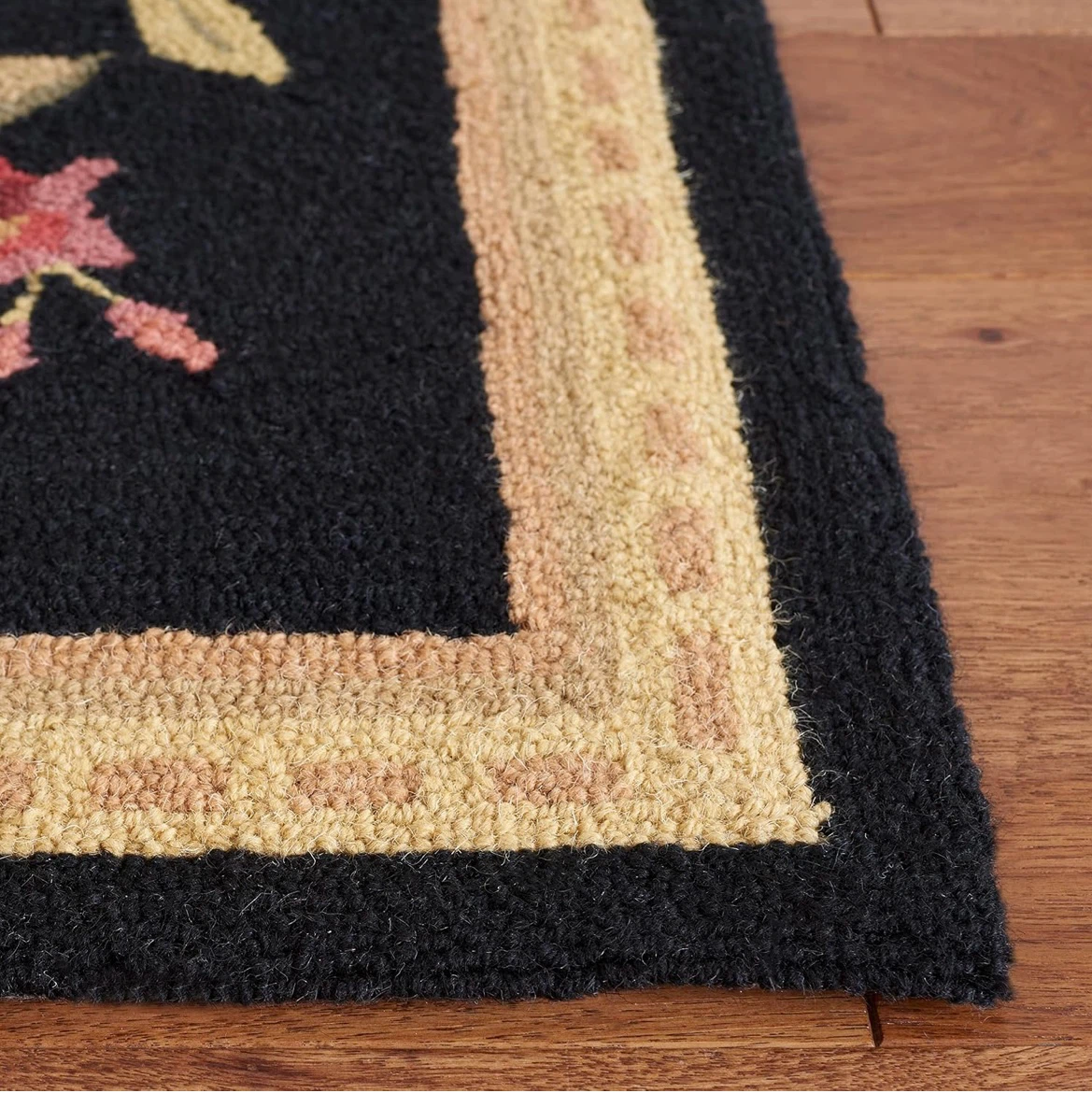 beautiful hand-hooked runner rug - photo 2