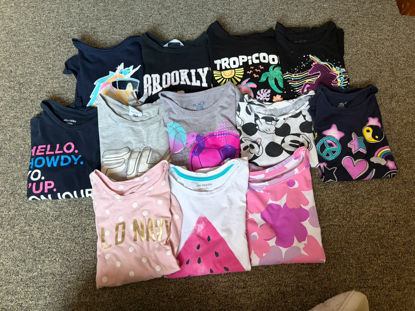 Assorted Kids T-Shirts Size L (10/12)