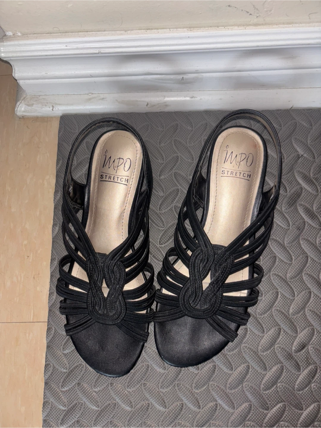 Black Sandals size 7,5 - photo 2