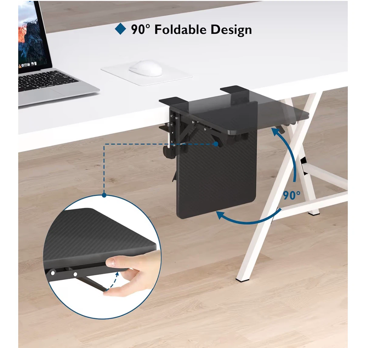 Clamp-On Desk Extension Tray - photo 2