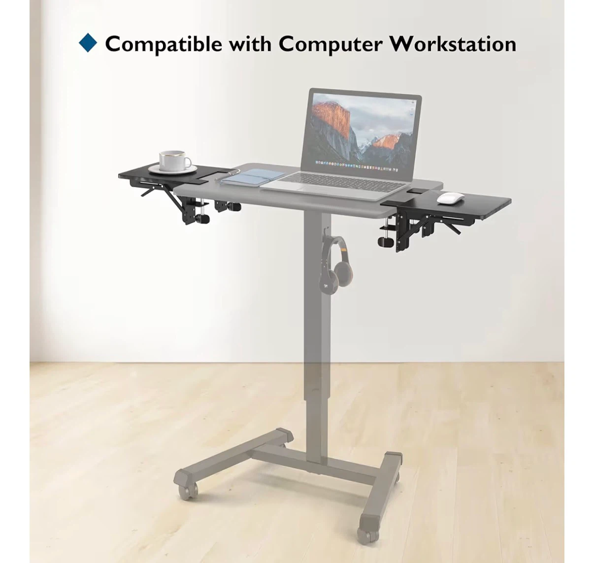 Clamp-On Desk Extension Tray - photo 3