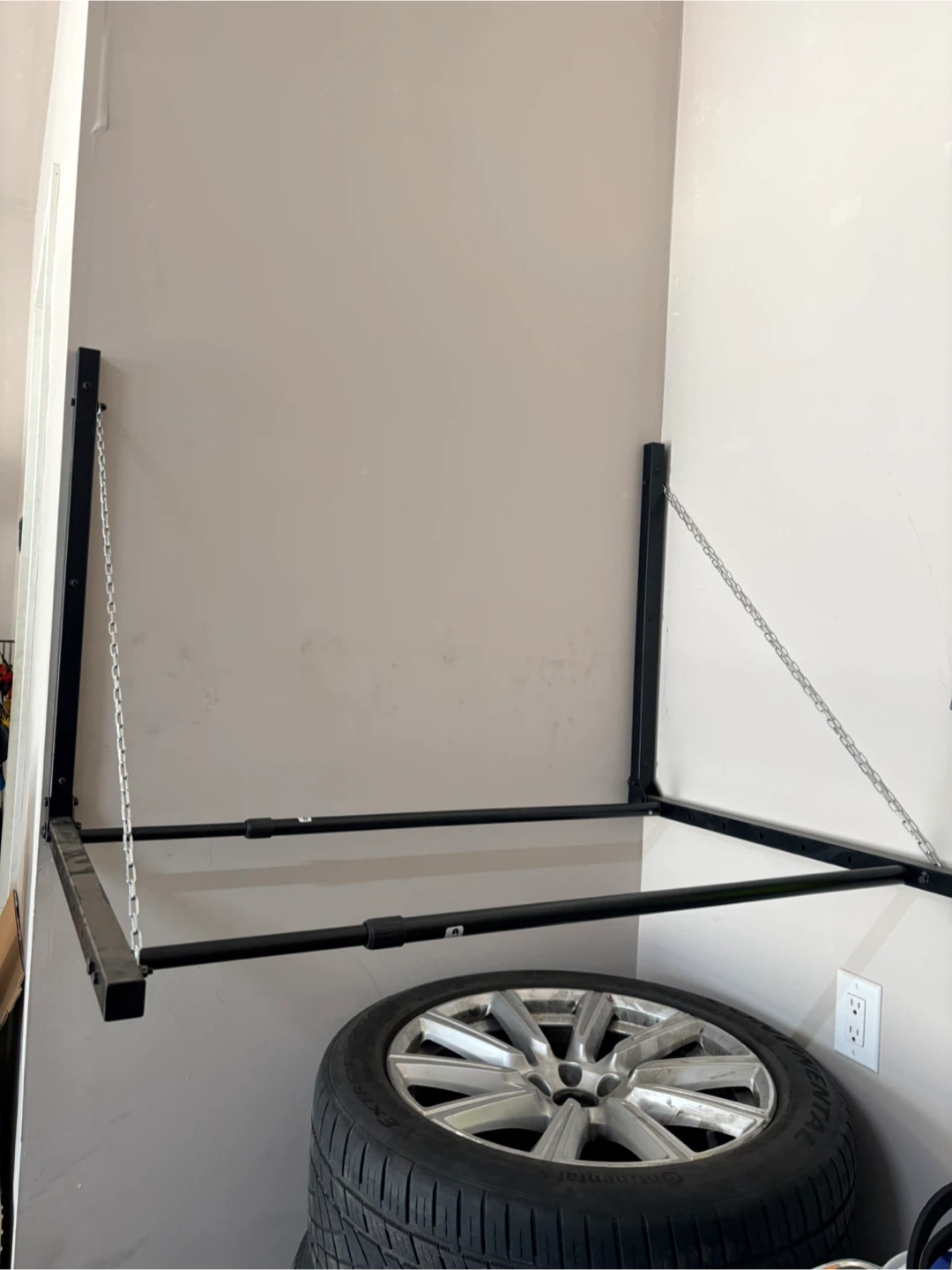 Wall-Mounted Adjustable Storage Rack