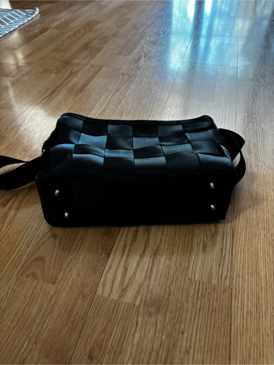 Black Seatbelt Crossbody Bag - photo 2