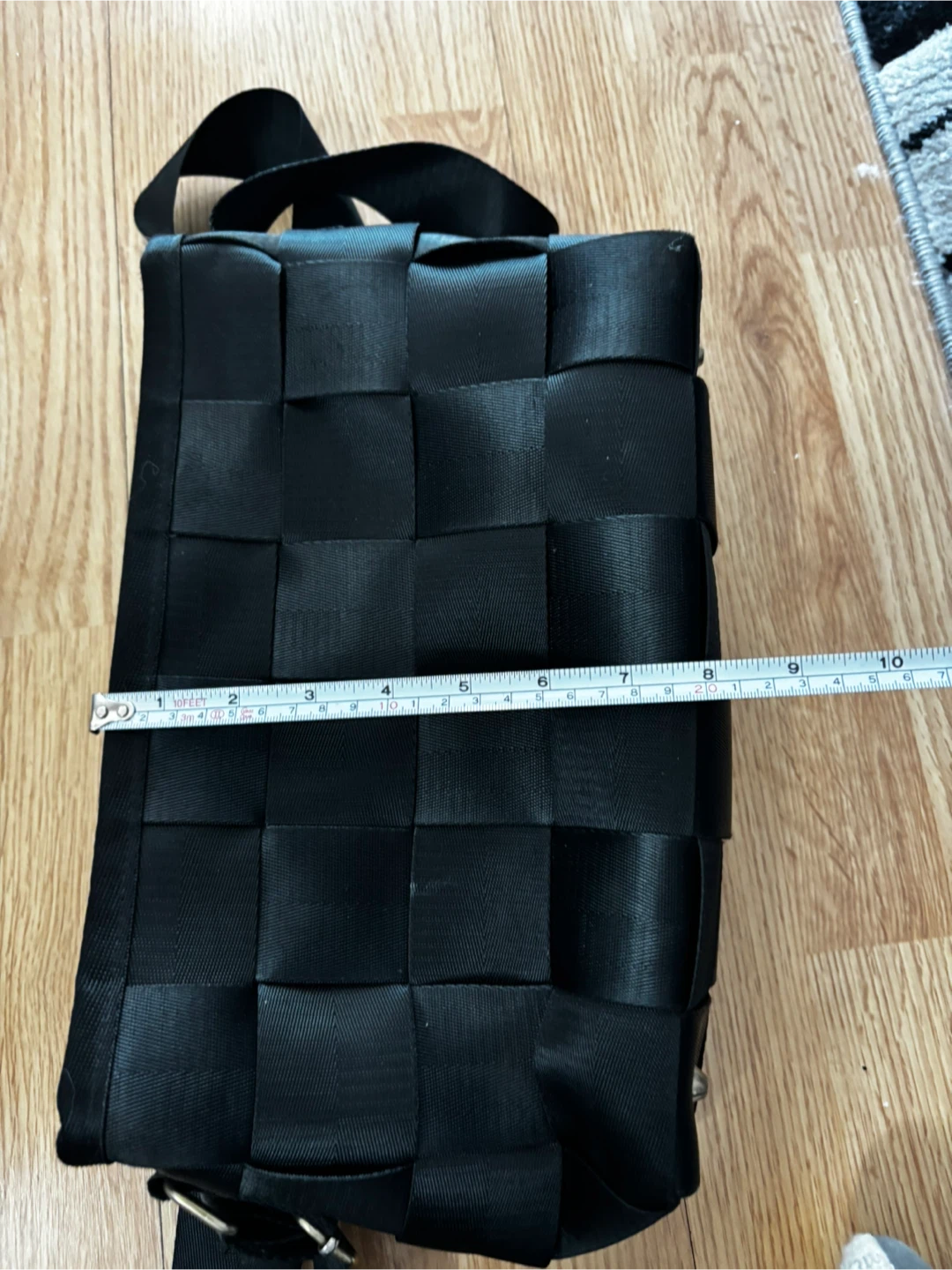 Black Seatbelt Crossbody Bag - photo 4