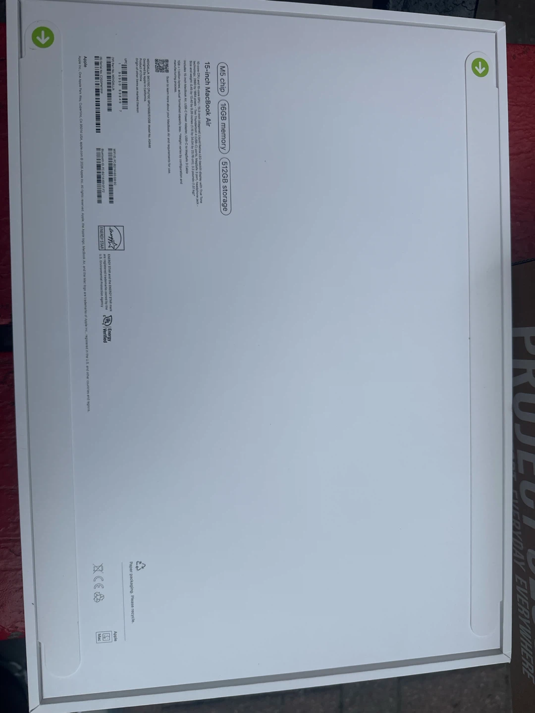 Apple 15-inch MacBook Air M3 Chip 16GB Memory 512GB Storage - photo 2