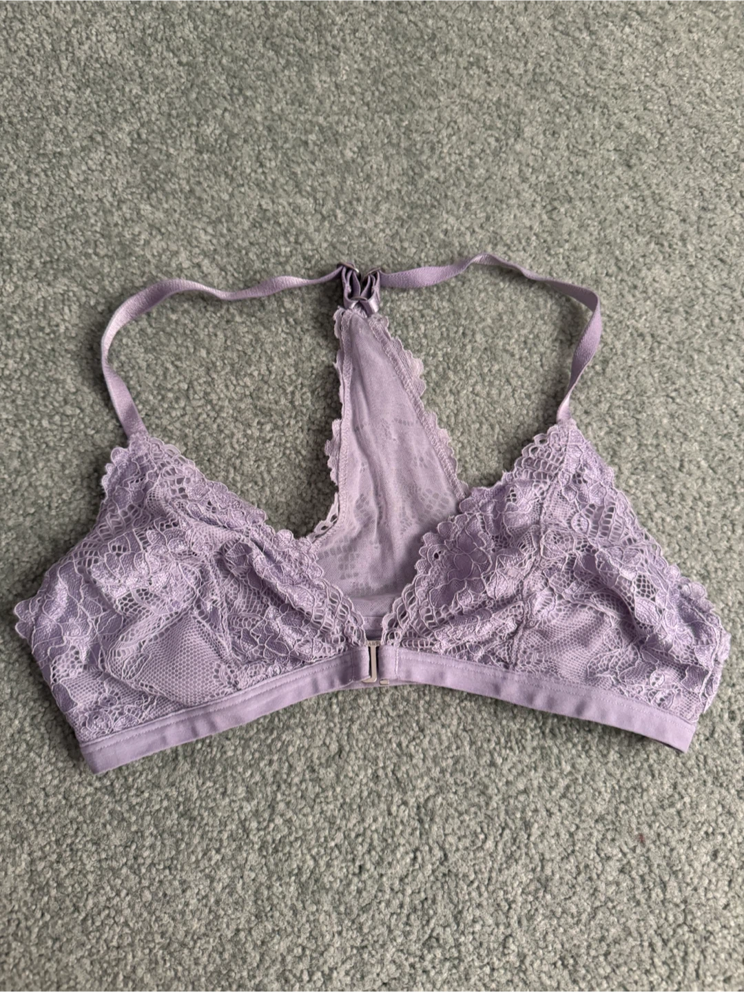 Abercrombie & Fitch Lavender Lace Bralette - Small