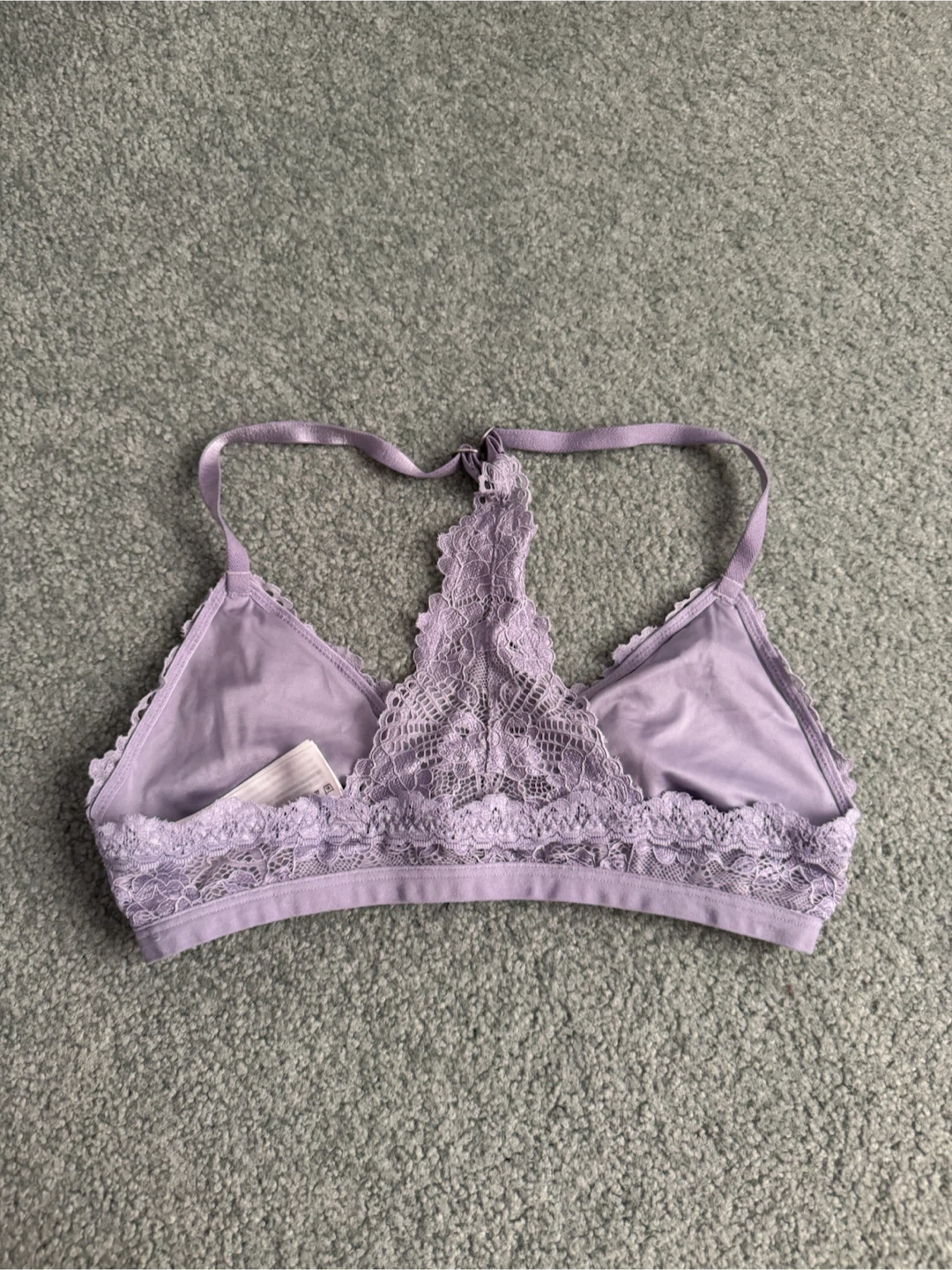 Abercrombie & Fitch Lavender Lace Bralette - Small - photo 2