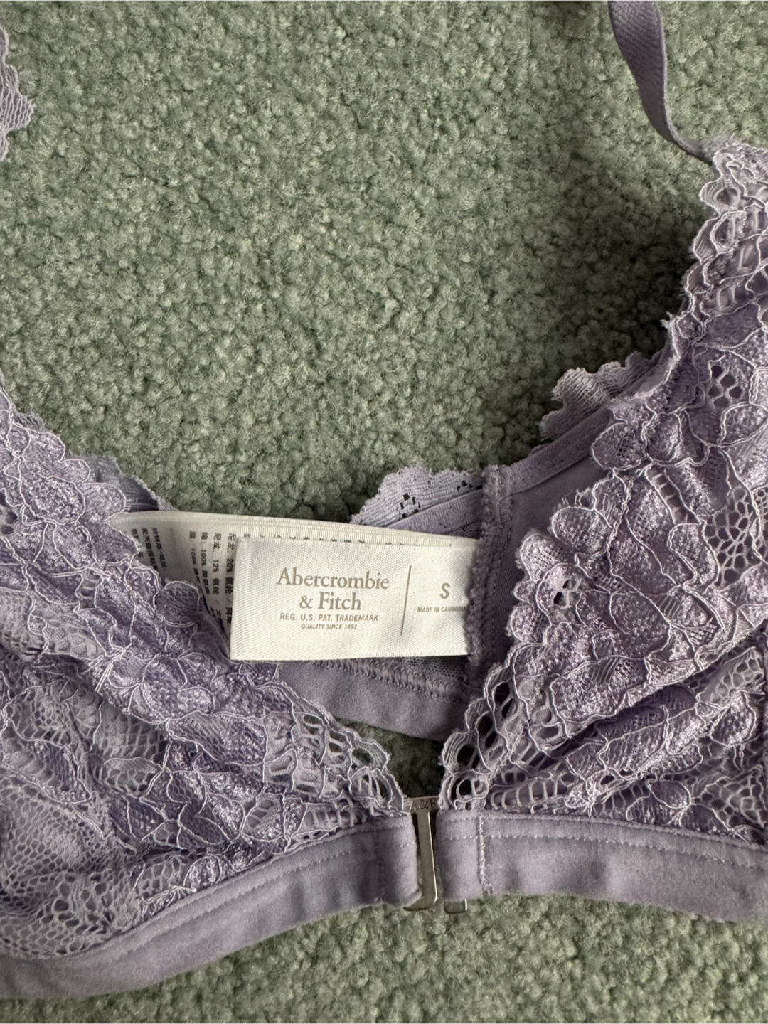 Abercrombie & Fitch Lavender Lace Bralette - Small - photo 3