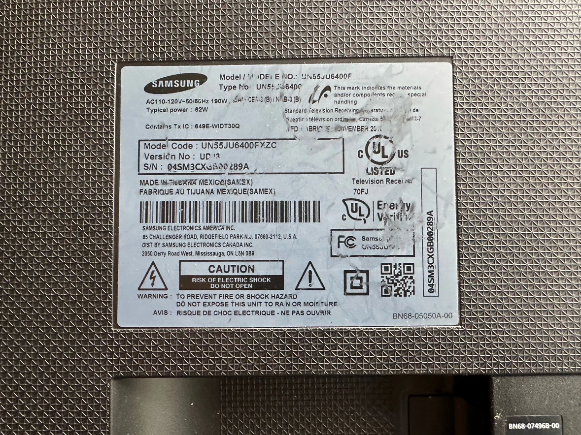 Samsung 55-inch 4K UHD LED Smart TV. Model -55JU6400.        TV - photo 4