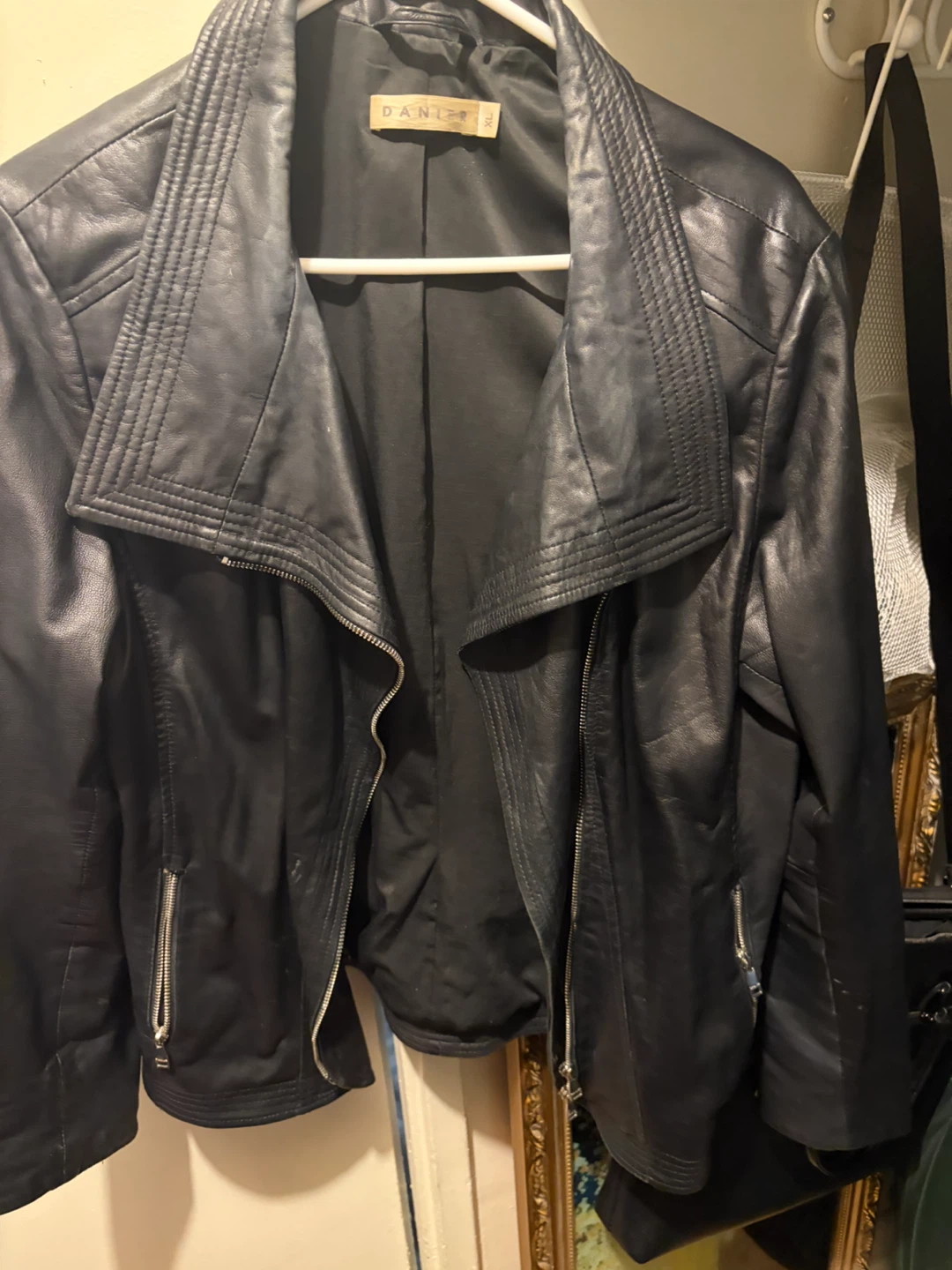 Danier Black Leather Jacket